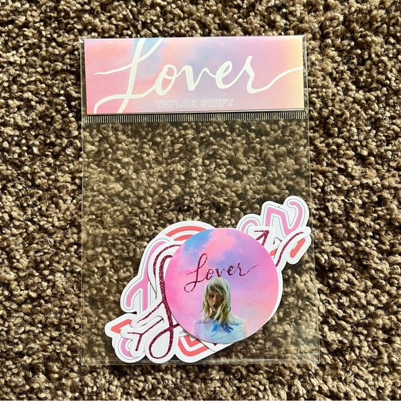 NEW Taylor Swift Lover Album Sticker Set - Picture 1 of 4